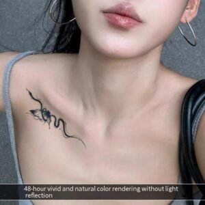 snake butterfly dance personalized tattoostickers