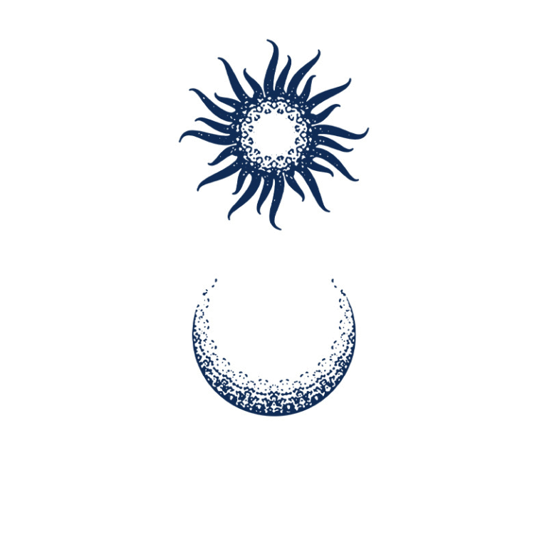Sun and Moon Totem quick tattoo