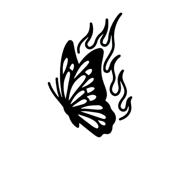flaming butterfly