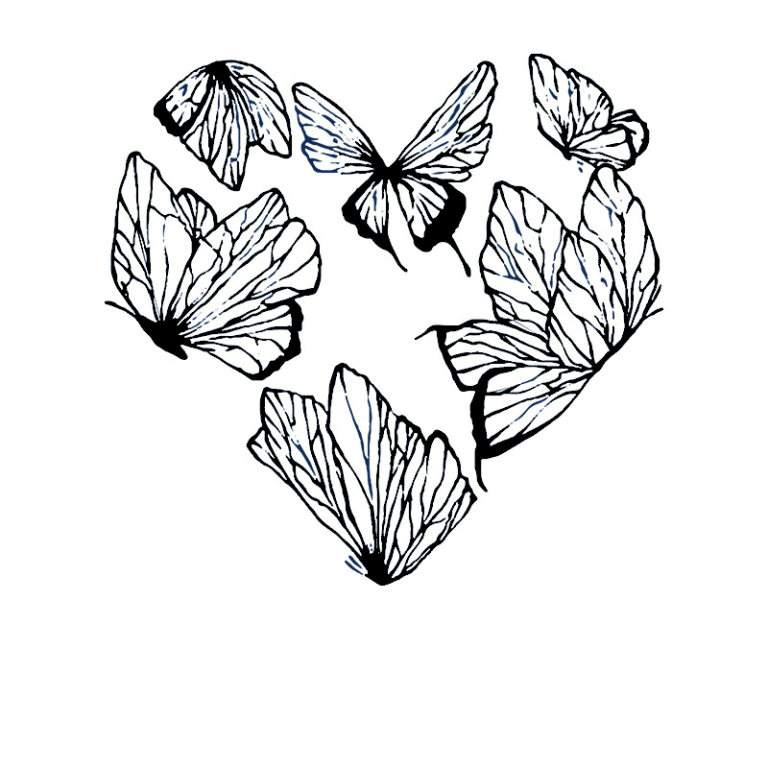 heart of butterflies