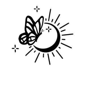 moonlit butterfly charm