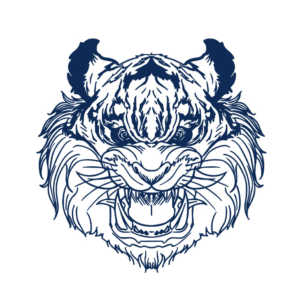 fierce tiger head