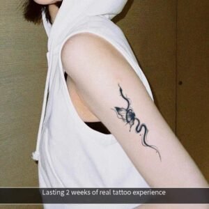 snake butterfly dance personalized tattoostickers