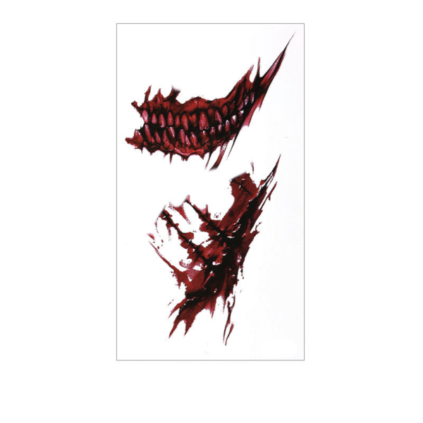 simulated scar sticker party facial wound makeup sticker