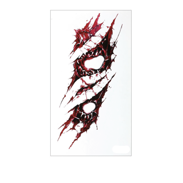 simulated scar sticker party facial wound makeup sticker