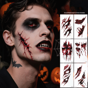 simulated scar sticker party facial wound makeup sticker