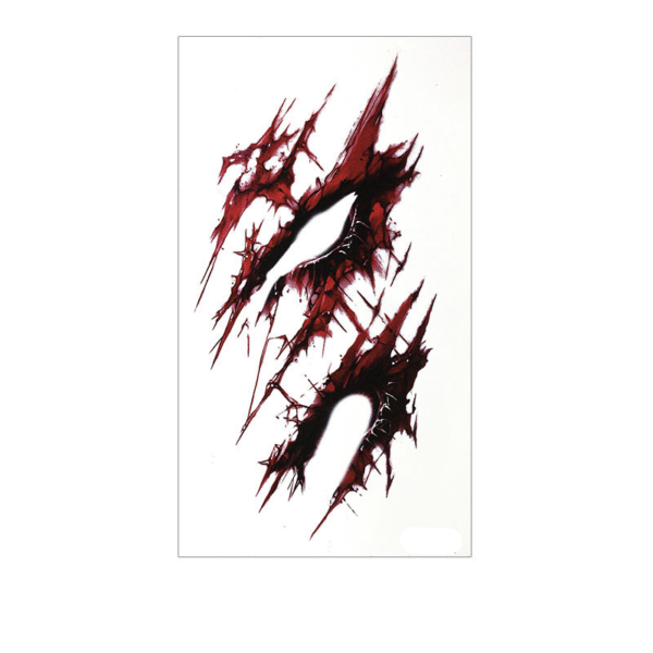 simulated scar sticker party facial wound makeup sticker