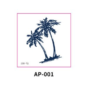 Coconut Tree Herbal Juice Tattoo Stickers