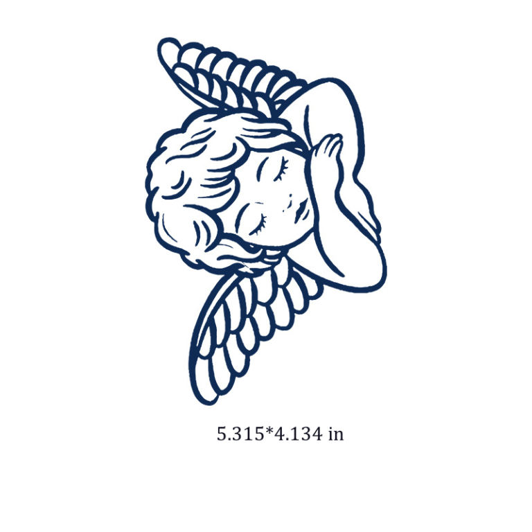 serene sleeping angel