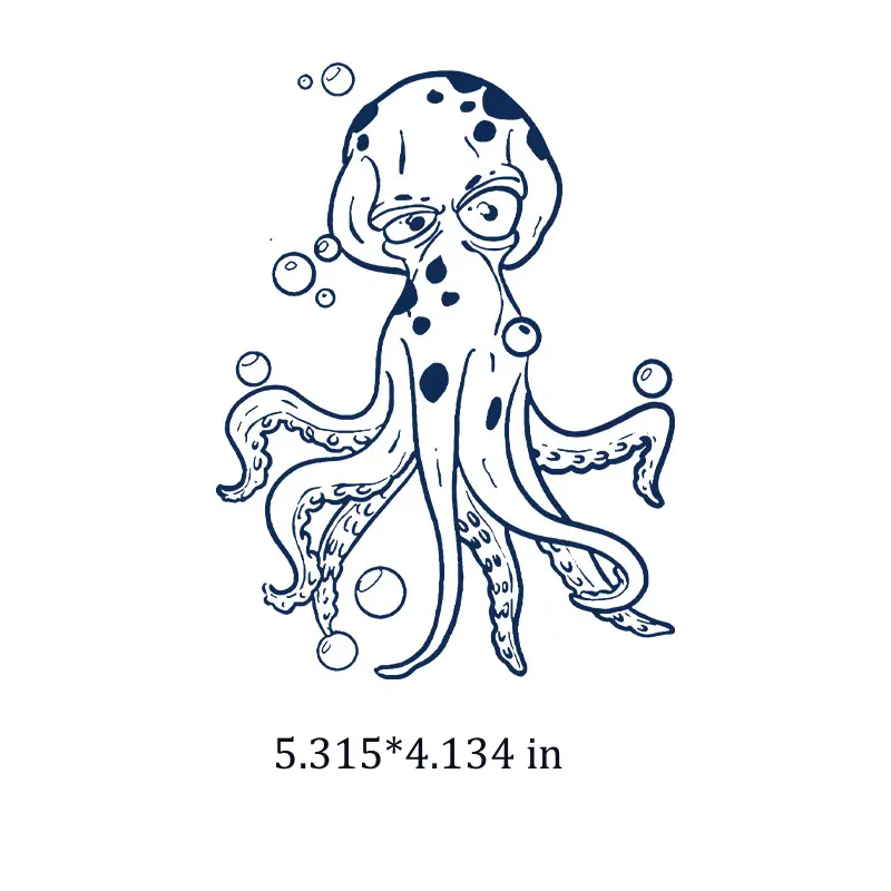 whimsical spotted octopus