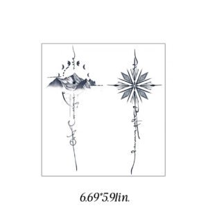 no right or wrong, only results; herbal tattoo sticker, juice waterproof, lasting, male forearm, english letters.