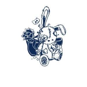 gothic bunny charm