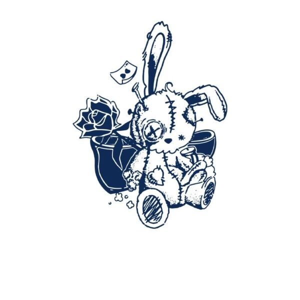 gothic bunny charm