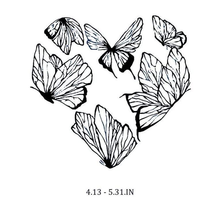heart of butterflies