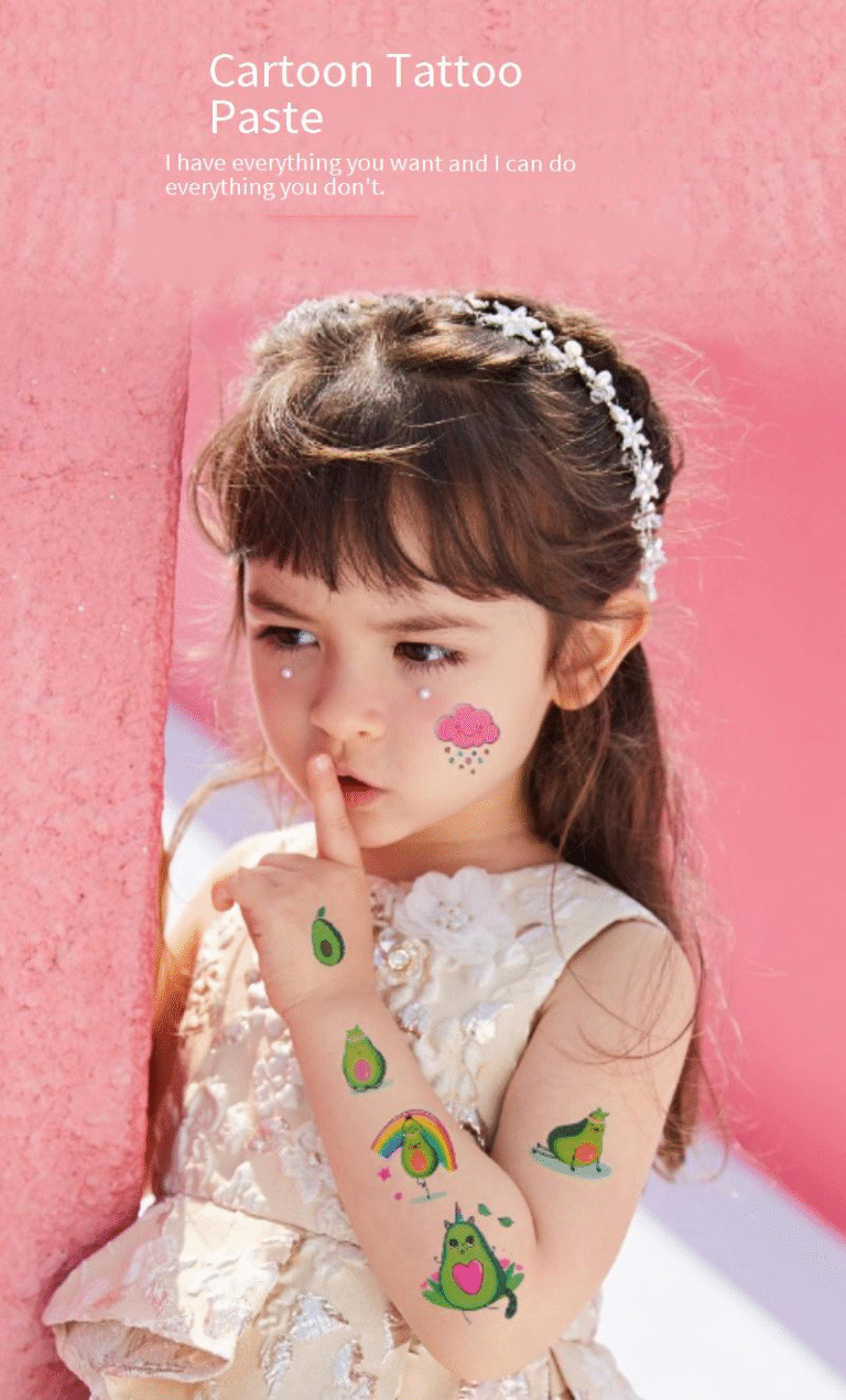 Kids Cartoon Temporary Tattoos