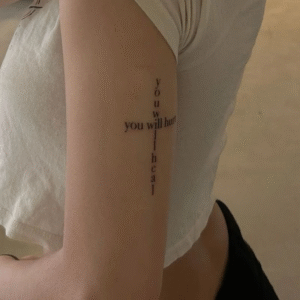 You Will Heal Semi-Permanent Tattoo