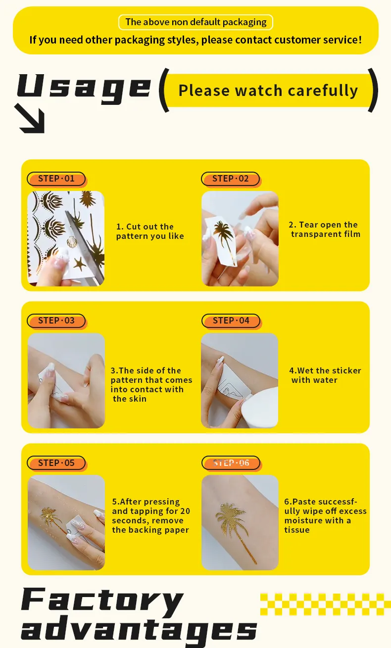 Eye Shadow Tattoo Sticker