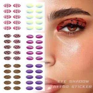New 48+Colorful Eye Shadow Tattoo Sticker - Waterproof Non-toxic!