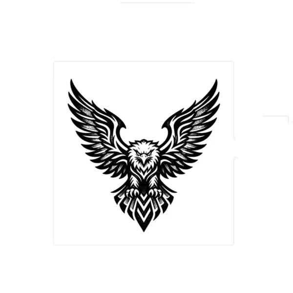 Embrace strength & vision. This Majestic Eagle Totem is crafted as herbal long lasting temporary tattoos for realistic, durable wear. Shop powerful symbolic art