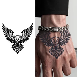 Long Lasting Temporary Tattoos | Majestic Eagle Totem Herbal Tattoo