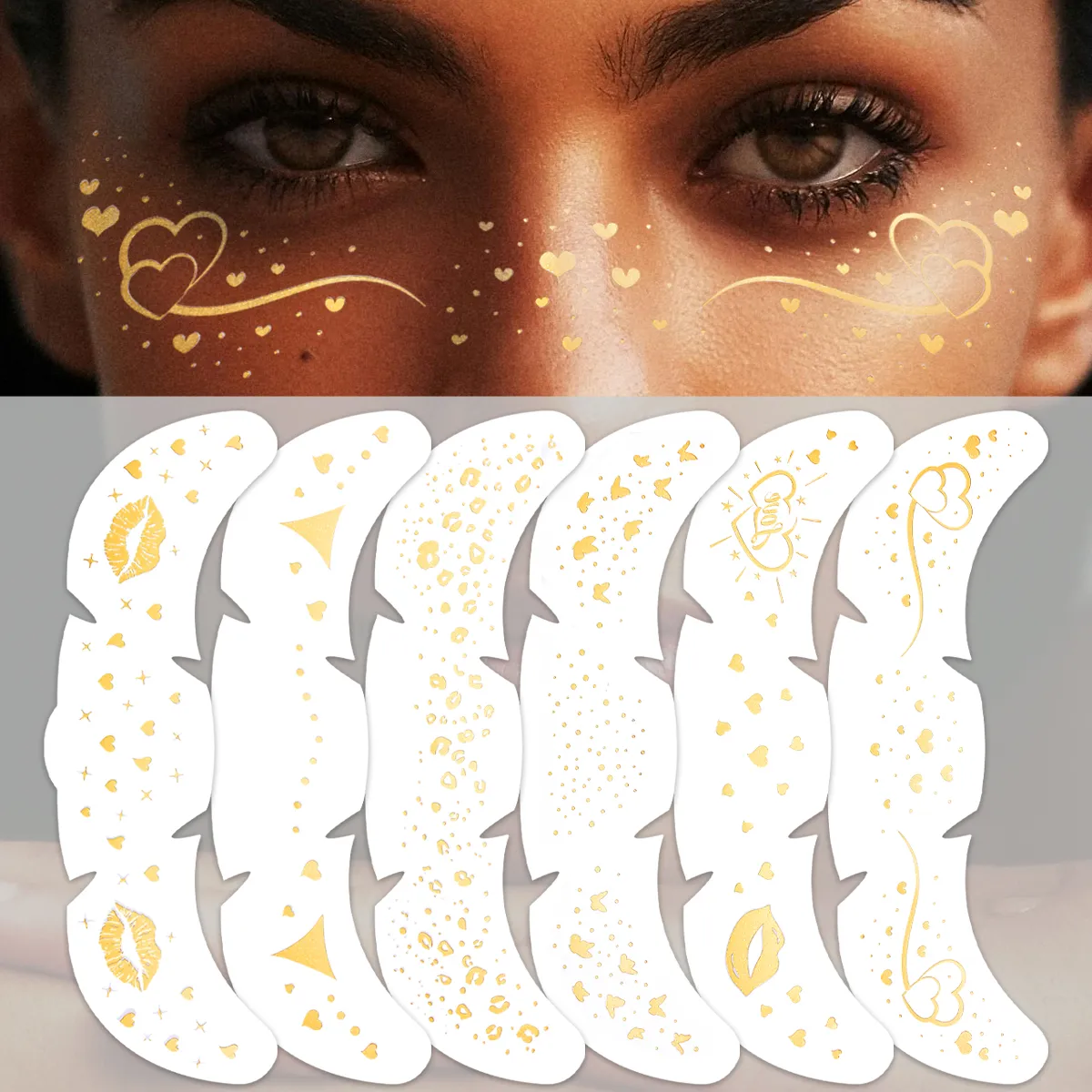 Rave Starlight Gold Glitter Face Kits - Image 3