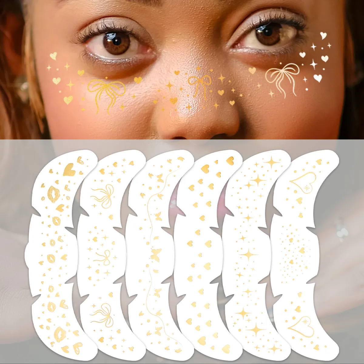 Rave Starlight Gold Glitter Face Kits - Image 4