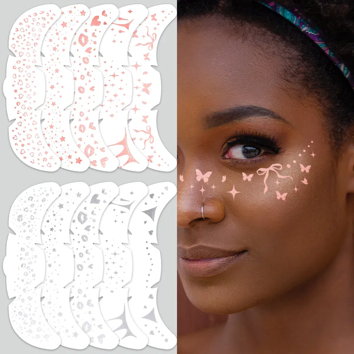 Rave Starlight Gold Glitter Face Kits - Image 7