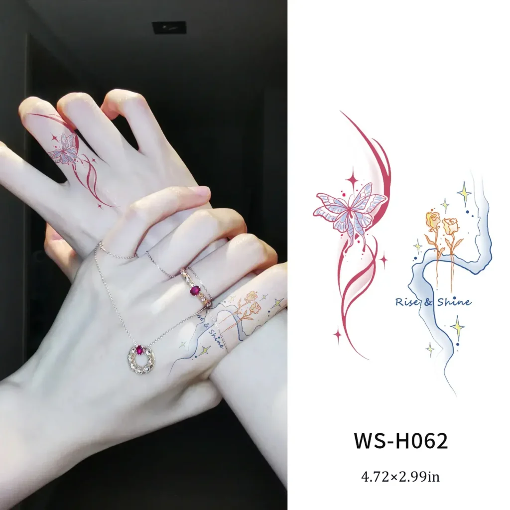 Start Your Day with a Delicate Butterfly Tattoo