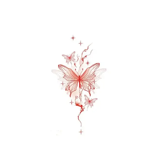 Reach for the Stars with This Magical Feminine Body Art Decal