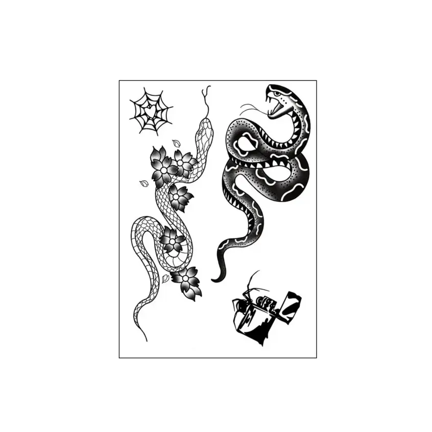 2586 Explore Nature's Complexity with This Personalised Temporary Tattoos