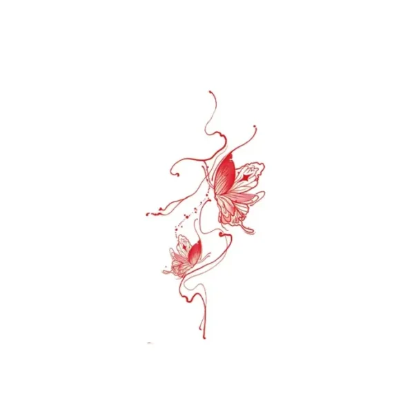 Celebrate Exotic Beauty with This Feminine Body Art Decal
