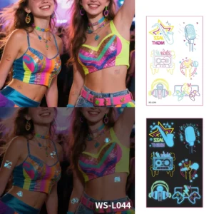 Turn Back Time with a Retro Glow Tattoo