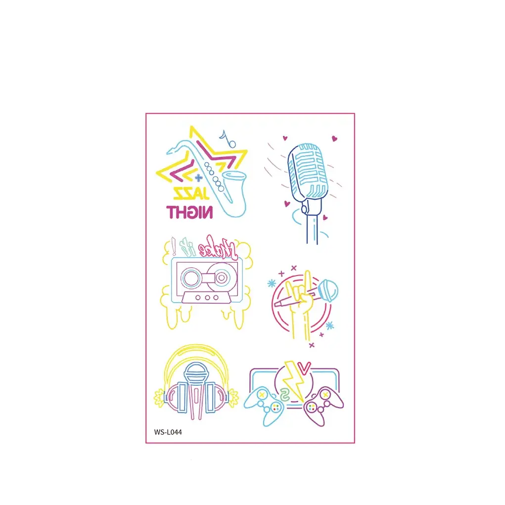 Turn Back Time with a Retro Glow Tattoo