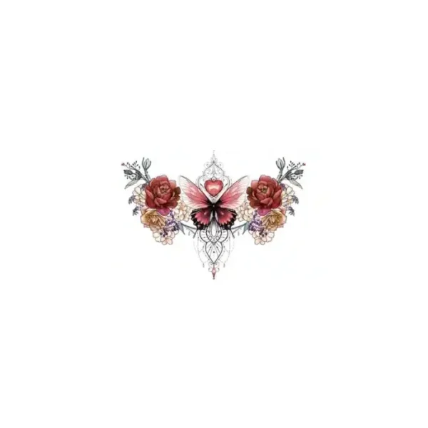 Adorn Your Décolletage with Romantic Art Factory Body Art