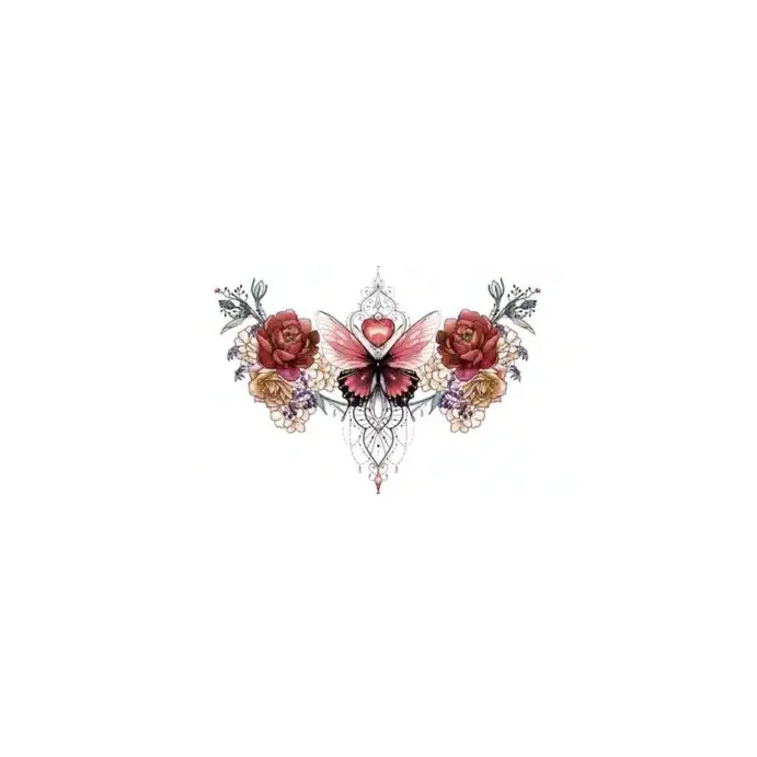 Adorn Your Décolletage with Romantic Art Factory Body Art