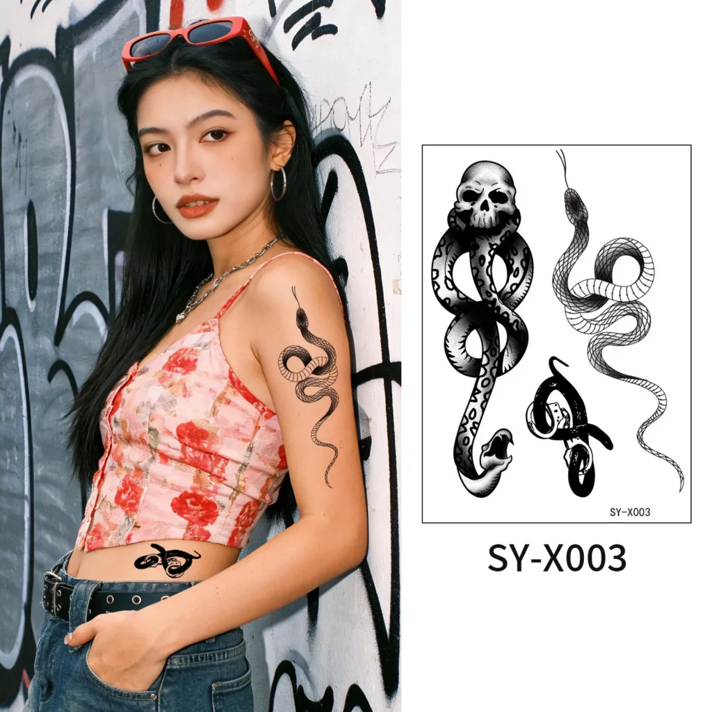 Share a Dark Bond with This Personalised Temporary Tattoos Duo