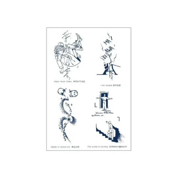 Watch Your Story Bloom with a 2 Week Tattoo