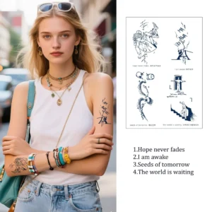 Watch Your Story Bloom with a 2 Week Tattoo