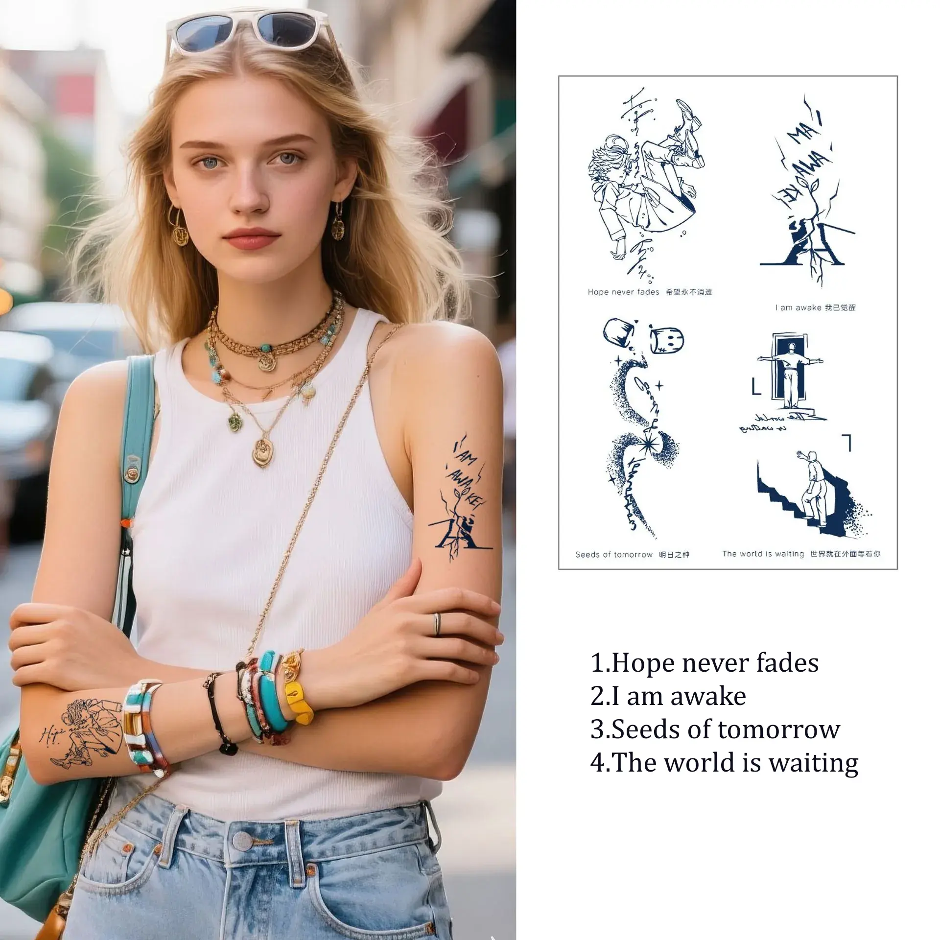 Watch Your Story Bloom with a 2 Week Tattoo