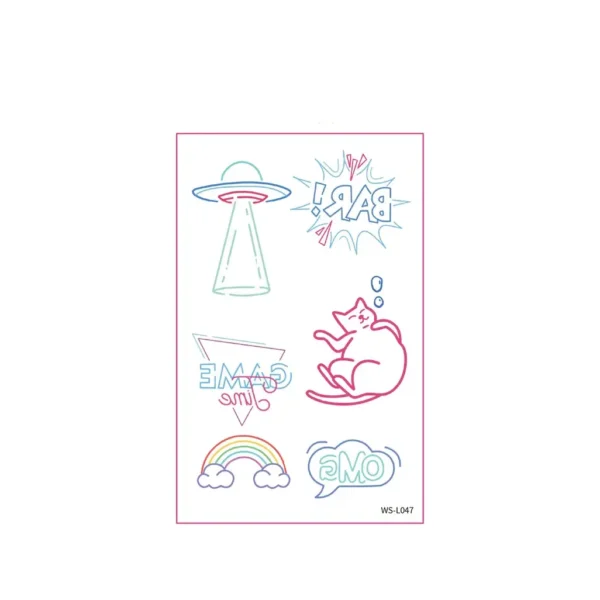 Take a Cosmic Trip with an Alien Glow Tattoo