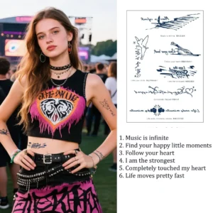 Let Your Melody Play with a Musical 2 Week Tattoo