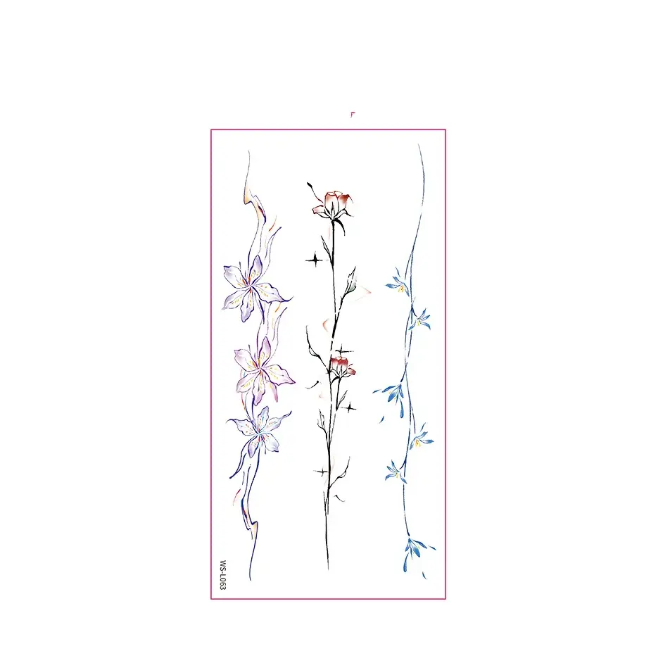 The Classic Glowing Vine and Branch Tattoo for Couples