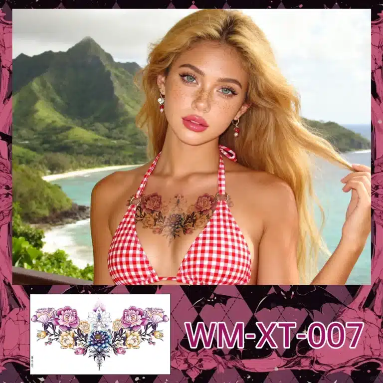 Luxuriate in Purple with Ornate Art Factory Body Art