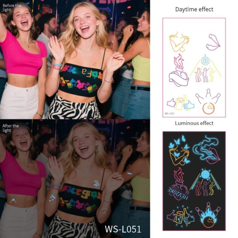 Get Your Boogie On with a Disco Glow Tattoo