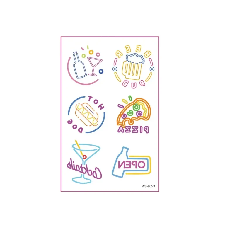 Raise a Glass with a Tavern Glow Tattoo