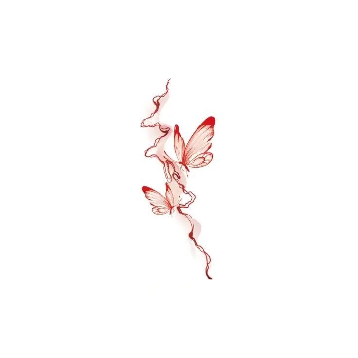 Float into Dreams with a Watercolor Feminine Body Art Decal