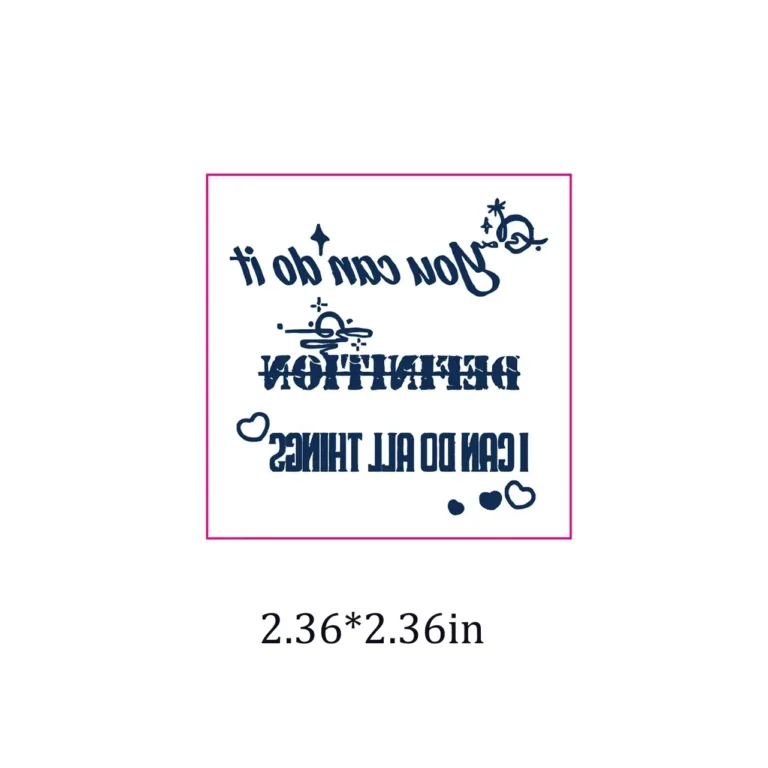 Discover Hidden Messages with a Semi Permanent Tattoo Pack