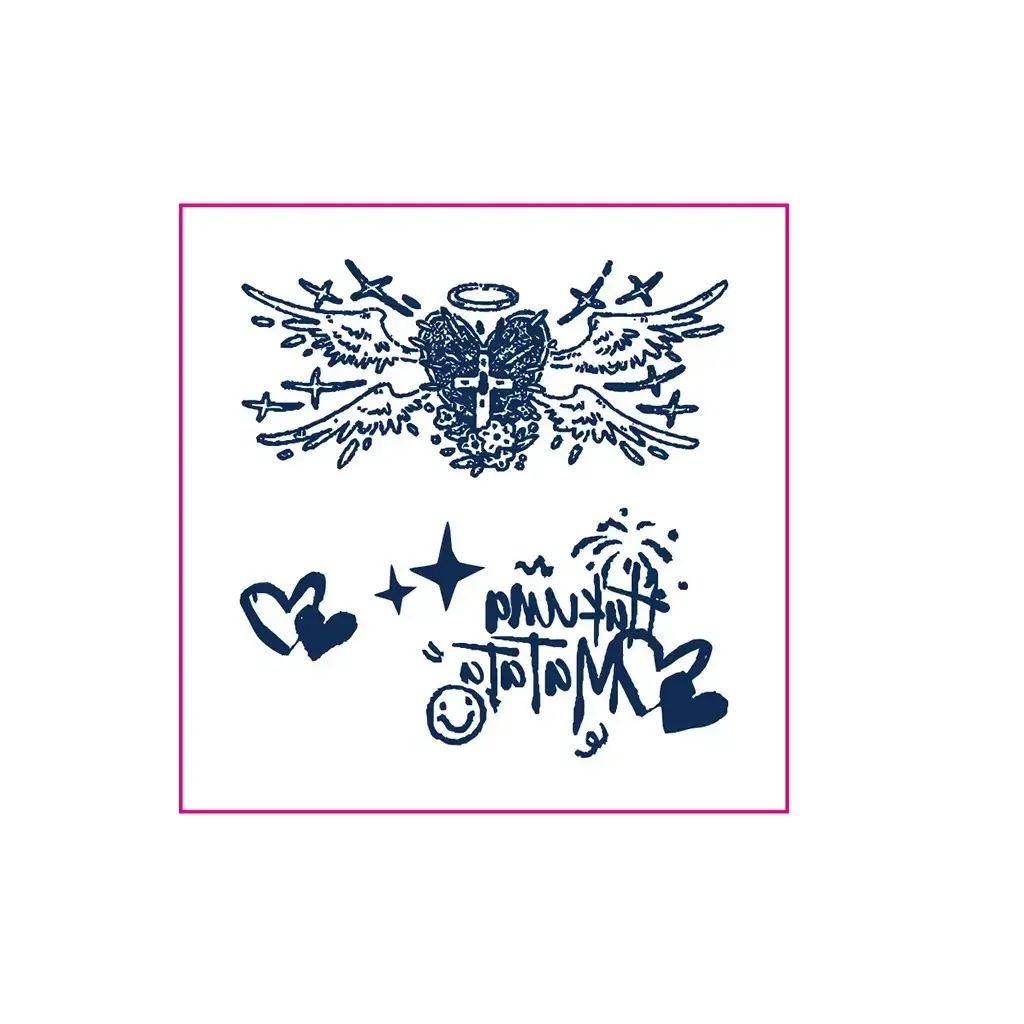 SKU_19_草本WS-G029.1 Temporary Tattoos | Gothic Spider & Thorn Line Art Herbal Design – Dark & Fades in 7-14 Days
