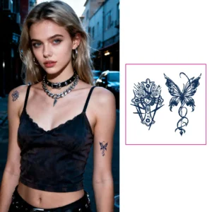 Adorn with Ornate Herbal Temporary Tattoos