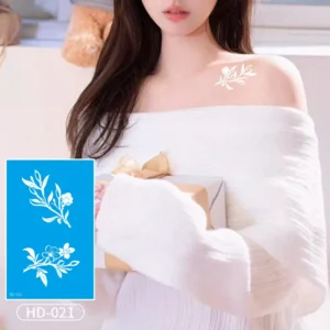 Embrace Botanical Beauty with This Body Tattoo Sticker